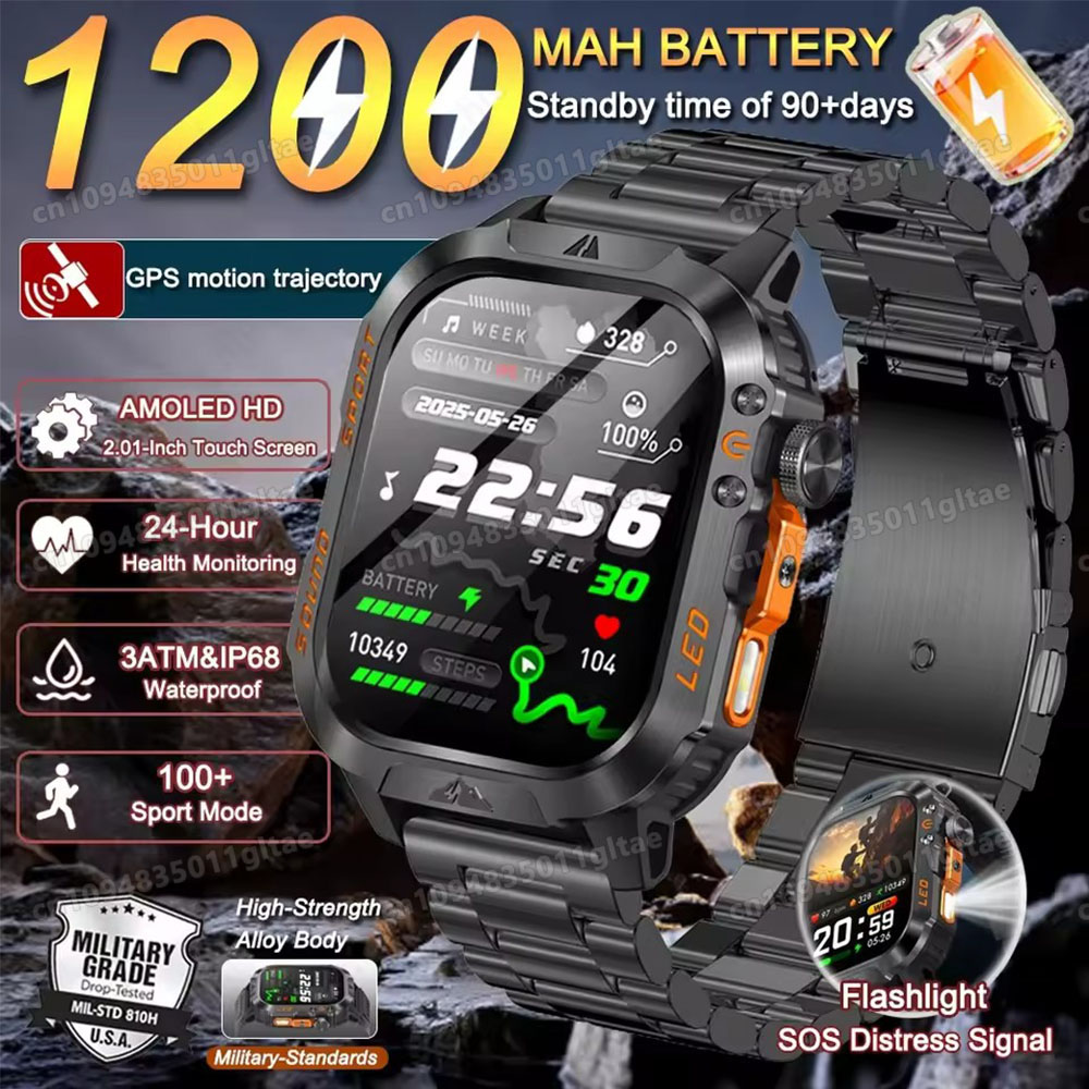 Phase Esports & Gaming Festival - Nuovo Smartwatch Militare 2026 per Uomo,