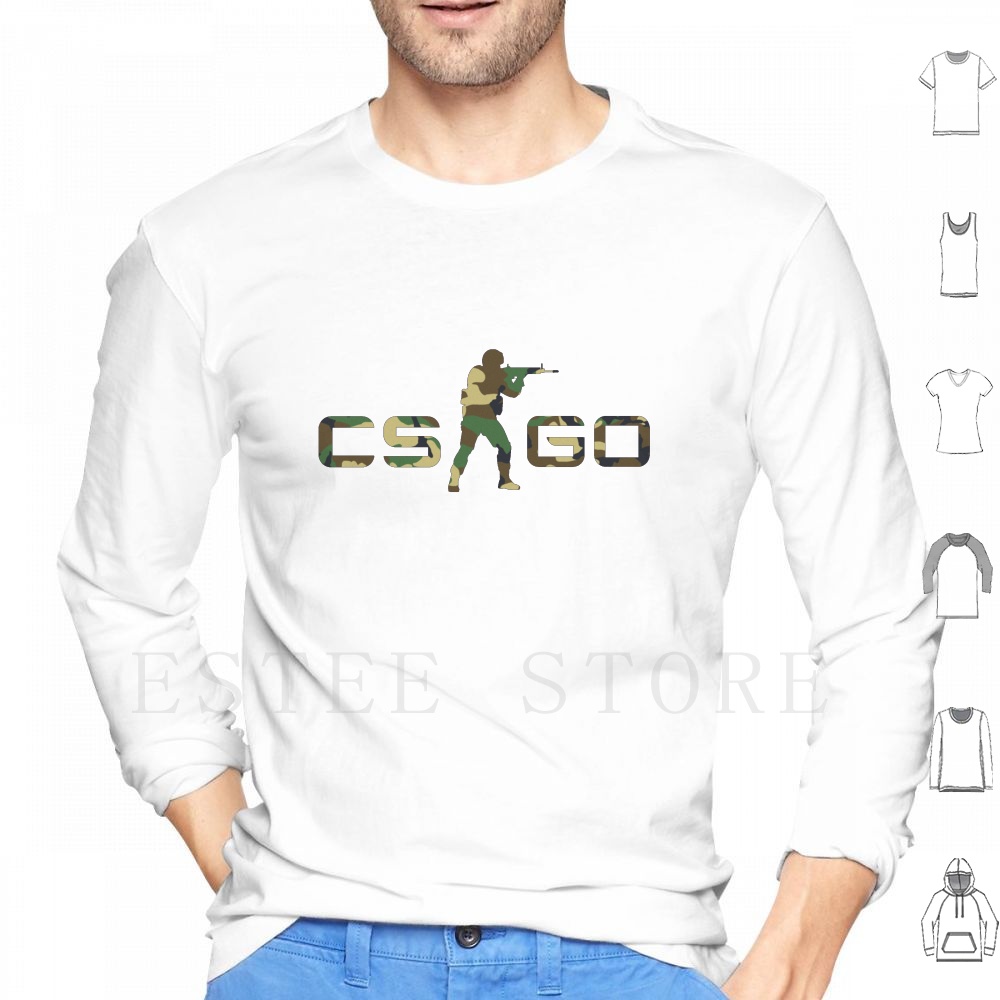 Esports Gaming Hoodie - Felpa con cappuccio Csgo a maniche