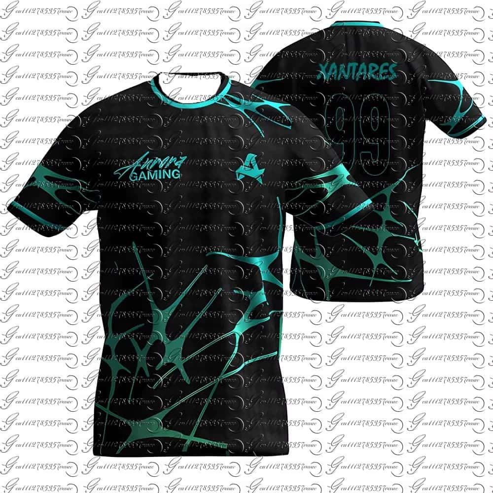 Custom Esports Gaming Jersey - Nuove Uniformi Estive Aurora Gaming E-sports