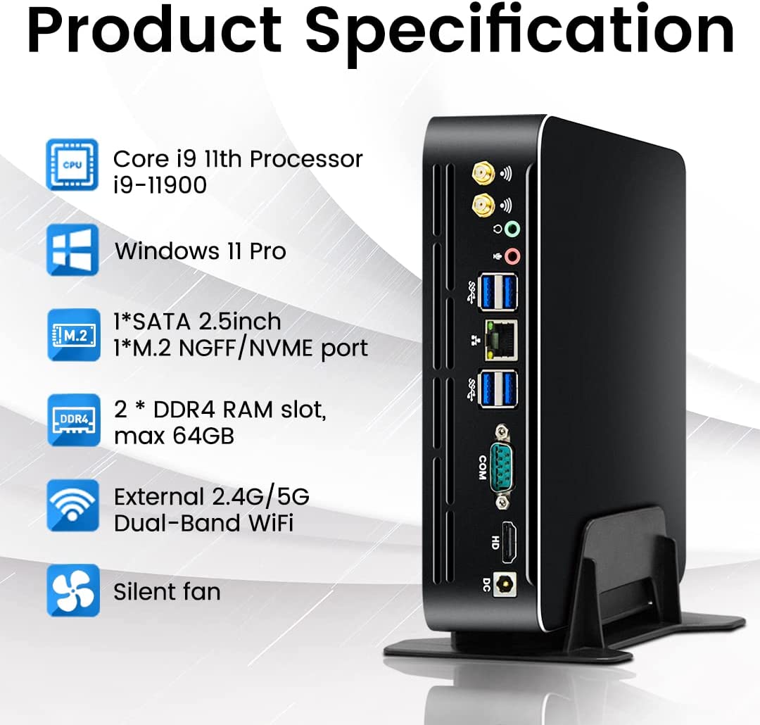 Partaker Mini PC Intel 11a Gen - Intel Cpu Core I9 recensione e prezzo